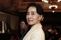 September 17 2013 - FORUM 2000 conference in PRAGUE. Opposition leader Aung San Suu Kyi has hinted at victory in MyanmarÃ¢â¬â¢s first